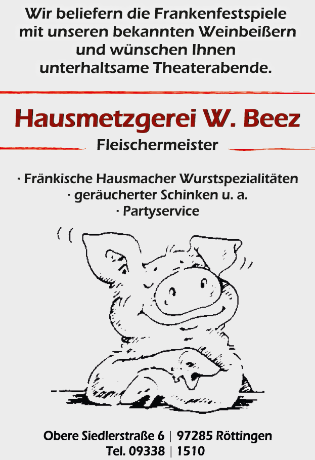  Plakat der Hausmetzgerei Beetz 
